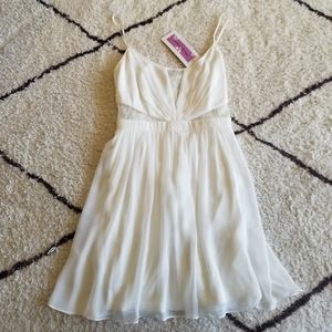 Hailey Logan White Lace Dress Small